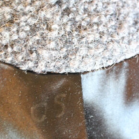 Eileen Fisher Wool Coat Womens Large Gray Boucle Classic Jacket Minimalist Teddy - Picture 6 of 6